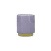 Zelena/vijolična skodelica iz kamenine 270 ml Duo – ONA