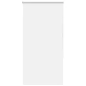 Vidaxl Rolo zatemnjena bela 65x130cm tkanina širina 60,7cm poliester