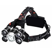 MAXY Naglavna svetilka 5 x LED T6 CREE