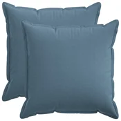 vidaXL Prevleka za blazino 2 pcs HOUTEN Jeans modra 80 x 80 cm