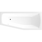 Kad OPAVA, 170 x 70 x 39 cm brez podpornih nog, desna/bela - Bela - 170.00 - 24 - 39.00 - ABS/akrilat - Namestitev na tla - Nesimetrična - Aqualine - AQUALINE BATHTUBS - 70.00 - 170x70x39 cm - 170.00