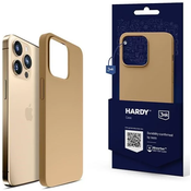 3MK apple iphone 14 pro max - 3mk hardy silikonsko ohišje zlate barve