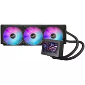 ASUS ROG Ryujin III 360 ARGB Extreme vodno hlajenje za procesor, trije 120mm ARGB ventilatorji, Aura Sync - 90RC0131-M0EAY0-A