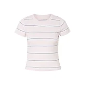 HOLLISTER Majica safirno plava / pastelno roza / bijela
