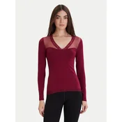 Ysabel Mora Pižamska bluza 19479 Roza Slim Fit