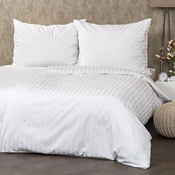 Hotelska posteljina ATLAS GRÁDL PURE bijela - 2 cm pruga cešljani pamuk