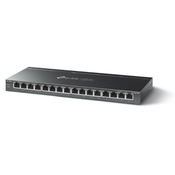 TP-Link TL-SG116P stikalo 16x GLAN in POE+, 120W, kov