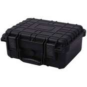 Greatstore Zaščitni Kovček za Opremo 35x29,5x15 cm Črne Barve