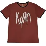 Korn Logo (Back Print) Red L Majica