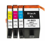 toner123 Komplet HP 903 / 903XL / OfficeJet 6950, Pro 6860, pro 6960, pro 6970 kompatibilne kartuše (4) - črna, cyan, magenta, rumena