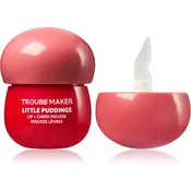 Trouble Maker Little Pudding Lip + Cheek Mousse večnamensko ličilo za ustnice in lica odtenek Coral Pink 5 g