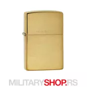 Upaljac Zippo Reg Brushed Solid Brass