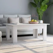 Stolic za kavu bijeli 100 x 60 x 42 cm od konstruiranog drva