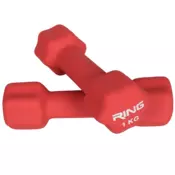 RING Set bucica za aerobik 2x1kg RX DB 2133-1 (Crvena)