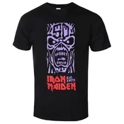 Metal majica moška Iron Maiden - Est. 1975 Stamp Logo Purple - ROCK OFF - IMTEE190MB