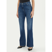 TWINSET Jeans hlače 242AT2273 Modra Flare Fit