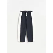 Reserved - Wide leg pantalone sa bocnim trakama