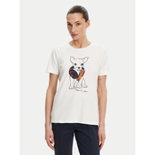 Olsen Majica 11105029 Bela Slim Fit