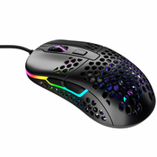 XTRFY M42 RGB, Ultra-light Gaming Mouse, Pixart 3389, Modular shell, Black