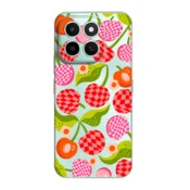 Maska Nanobit Print za Honor X6c Checkered Cherries