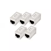 Digitus DN-93905-5 adapter za spremembo spola kabla RJ-45 Srebrna