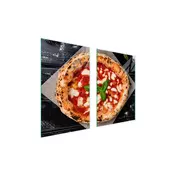 shumee STEKLENI ZAŠČITNI KROŽNIK ZA KUHINJSKO PIZZO 65x52
