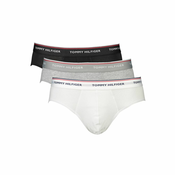Tommy Hilfiger Mans 3Pack Underpants 1U87903766 White/Black/Grey