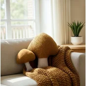 Aberto Design Set dekorativnih jastuka Mushroom, 38x38 cm i 26x22 cm, Braon