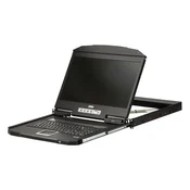 shumee Aten 1U USB HDMI konzola z italijansko tipkovnico, kratki format, CL3700NW-IT