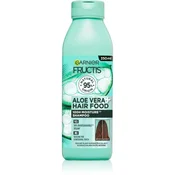 Garnier Fructis Hair Food Aloe Vera vlažilni šampon za normalne do suhe lase 350 ml za ženske