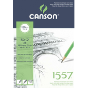 Canson Skicirka Canson 1557 A5 120 g, 50 listna, (20631425)