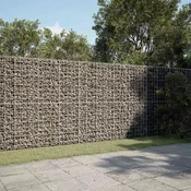 vidaXL Gabion z žico 3,5 mm in mrežo 10x10 cm 500x100x200 cm