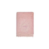 Brisača s čipko DESTAN 50x100cm Staro roza