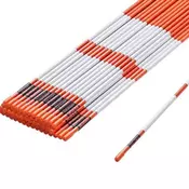 VEVOR Označevalci dovozne poti 50 kosov 1215x078 cm oranžni