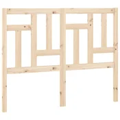 Vidaxl Posteljno vzglavje 140,5x4x100 cm trdna borovina