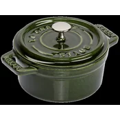 Mini-Cocotte cooking pot, cast iron, 10cm/0.25L, Basil - Staub