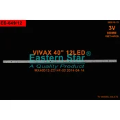 ES-649 - VIVAX 40LE72, VOX 40YD100 LED TRAKE