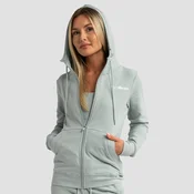 GymBeam Ženska dukserica Limitless Zip Up Eucalypt