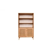 Hanah Home Hazeran Bookshelf Polica za knjige 40x90x110cm, Smeda