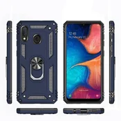 Overboard Oklepni ovitek za Samsung Galaxy A20E, Nox Case Ring, moder