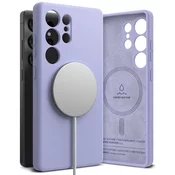 Ovitek RINGKE SILICONE MAGNETIC MAGSAFE GALAXY S25 ULTRA LAVENDER (8800274969292)