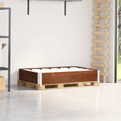Okviri za palete smedi 120 x 80 cm od masivne borovine