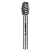 Glodalo za HM metal, tip E (ovalno), 10 x 16 mm, drška 6 x 45 mm 55H365