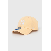 Otroška bombažna bejzbolska kapa 47 brand MLB New York Yankees CLEAN UP oranžna barva, BNLRGW17GWS