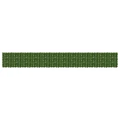 Vidaxl Ograja za balkon z listi Zelena 600 x 75 cm