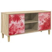 vidaXL TV omarica AACHEN 102 x 33 x 50 cm Sonoma Inženirski les
