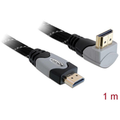 Delock Delock HDMI Priključni kabel [1x Moški konektor HDMI - 1x Moški konektor HDMI] 1 m Črna