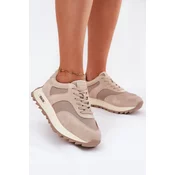 BIG STAR SHOES Suede Sneakers On A Platform Womens Big Star