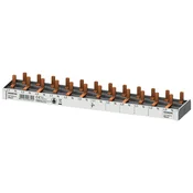 Siemens Priključna zbiralka 3P+N 10 mm2, palica, 12 modulov za ozke 1P+N odklopnike (5SV1 5SV6 5SL60) polna izolacija 5ST3673-0