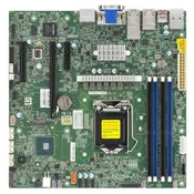 Supermicro MBD-X12SCZ-TLN4F-B X12SCZ-TLN4F,Micro ATX,Comet Lake PCH W480,LGA1200,1 PCI